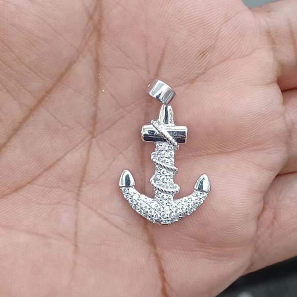 925 Sterling Silver Anchor Pendant